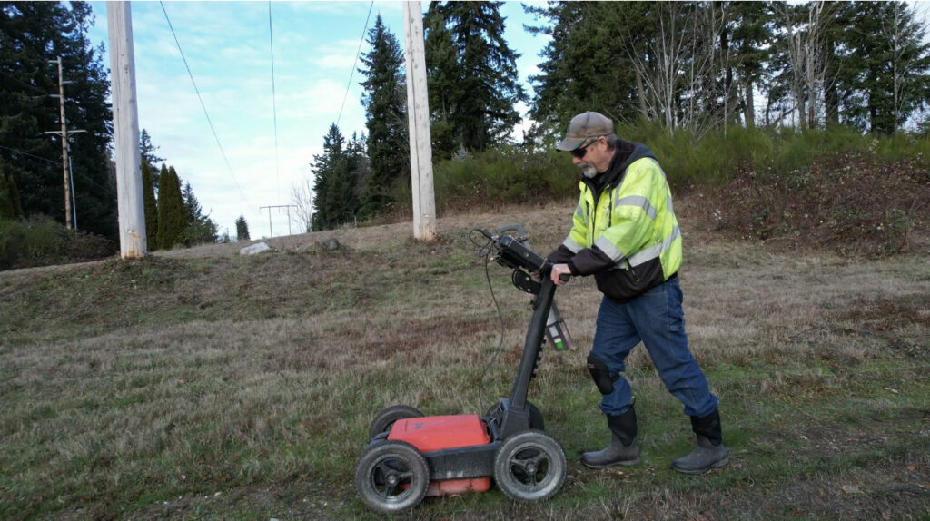How to determine depths with GPR